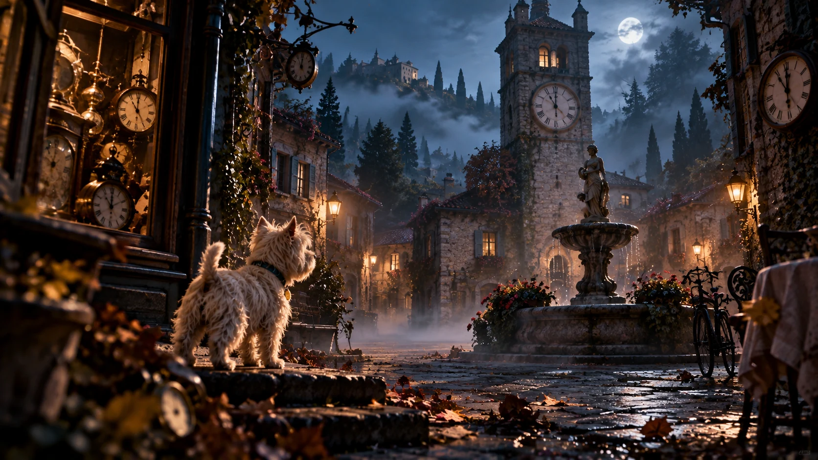 The Village Without Time: A mysterious village where every clock has stopped